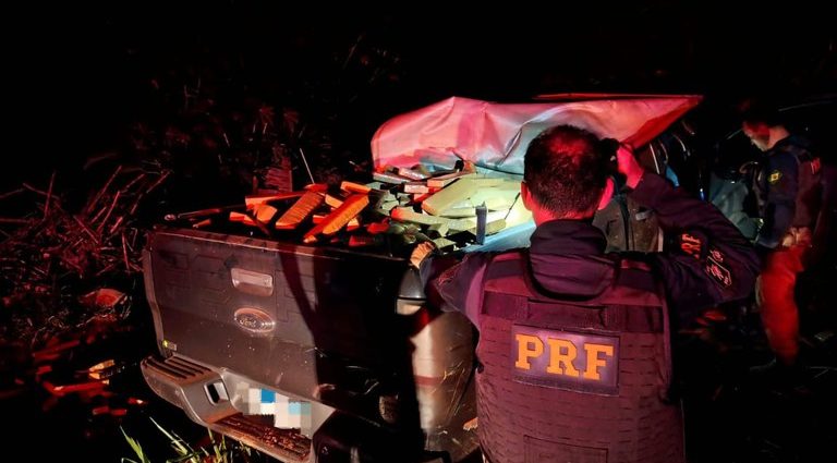 PRF apreende 1,4 tonelada de maconha em Campo Grande (MS)