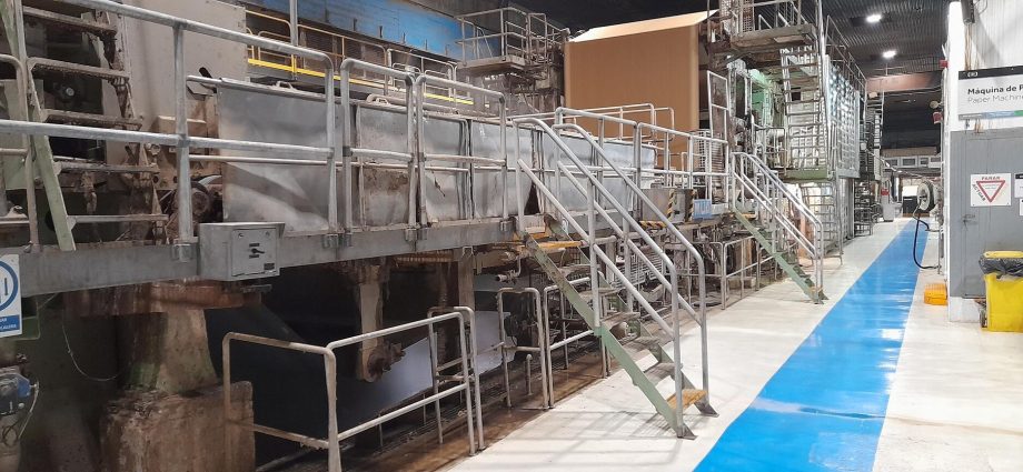 Voith está modernizando a PM 3 na Smurfit Westrock Navarra para melhorar a qualidade do papel MG