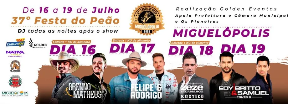 A Festa do Peão em Miguelópolis 2025