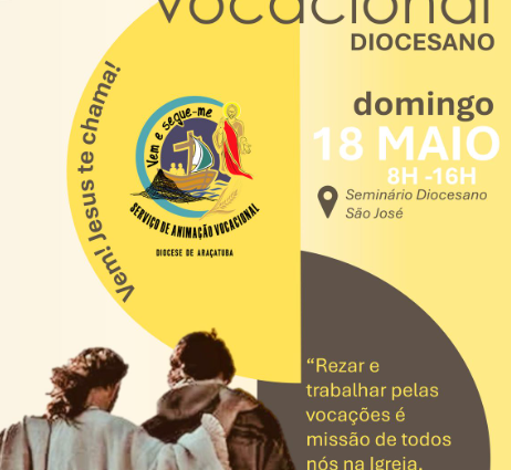 📣 Vem aí o 2º Encontro Vocacional Diocesano!🙌🏼 Vem! Jesus te chama!