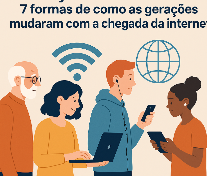 gerações e internet, mudanças geracionais, impacto da internet nas gerações, gerações conectadas, comportamento digital, evolução tecnológica, internet na sociedade, transformação digital, cultura digital, gerações online,