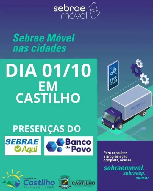 sebrae movel em castilho